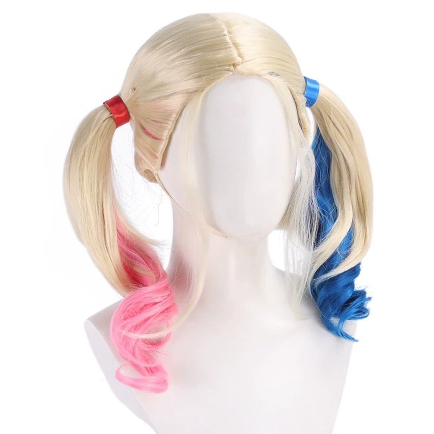 Harley Quinn Cosplay Wig | Split Color Gradient Wig | Inspired by DC's Suicide Squad | DC215 party X party