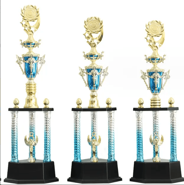 Engravable Metal Trophy | Creative Commemorative Award in Optional Sizes – TR-1440