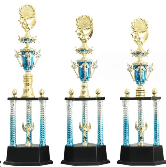 Engravable Metal Trophy | Creative Commemorative Award in Optional Sizes – TR-1440 - party X party