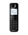 Philips D2751B/90 Cordless Phone with Answering Machine – Black LP‑131 | 14 h Talk Time, 25 min Message, Speakerphone - party X party