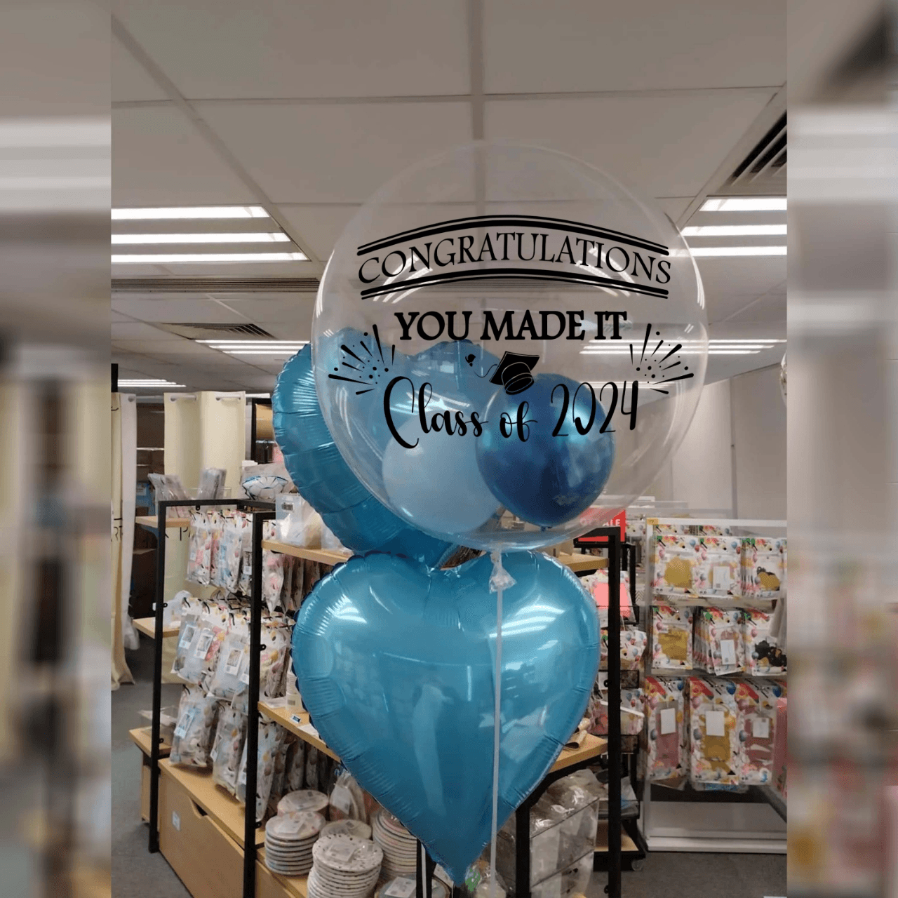 17″ Japanese Crystal & Aluminum Balloon Bundle – Custom-Printed – B160-10 - party X party