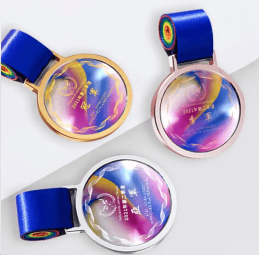 Medal Crystal Medal Creative Medal Commemorative Medal Engravable Fixed Size Three Colors Available – TR-1195 - party X party