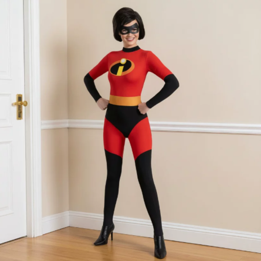 The Incredibles Children’s Superman Superhero Costume – Adult Female Agent Squad Halloween Cosplay Set | DC015 party X party