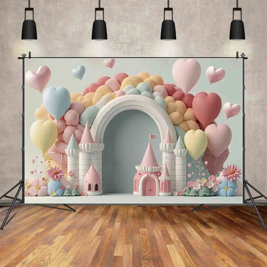 Custom Birthday Backdrop–TB-004 - party X party
