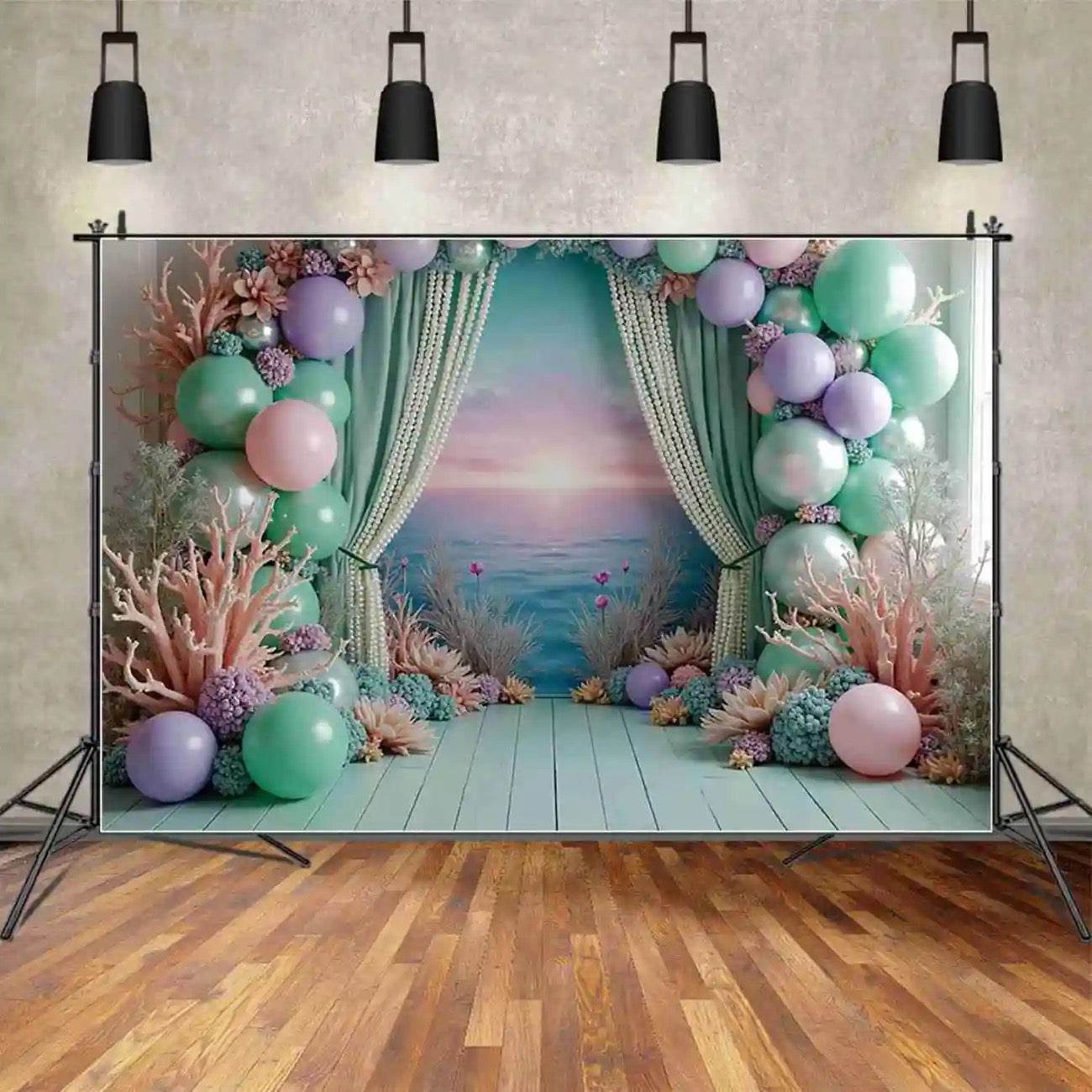 Custom Birthday Backdrop–TB-042 - party X party