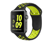 Two‑Color Silicone Sport Strap for Apple Watch (6/7/8/9/SE/Ultra 2) – SW‑06 | Breathable & Sweat‑Resistant - party X party