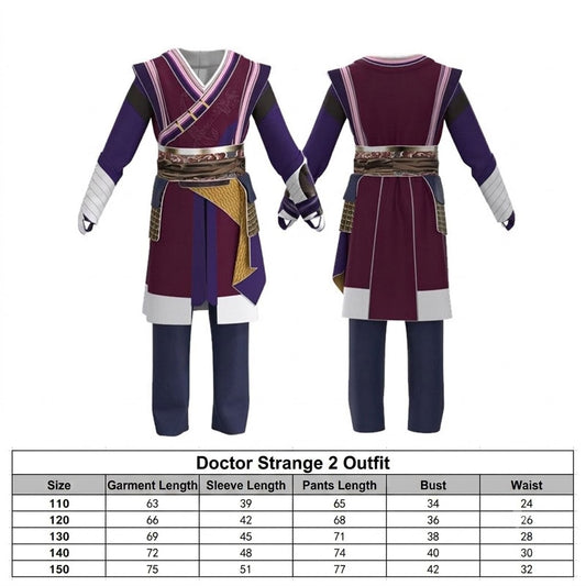 Doctor Strange Multiverse Family Matching Costume – Marvel Hero Parent-Child Cosplay Set for Halloween & Events | MTJ214 party X party