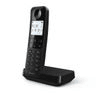 Philips D2701B/90 Cordless Phone – Black LP‑128 | 10 h Talk Time, Compact Design & Speakerphone