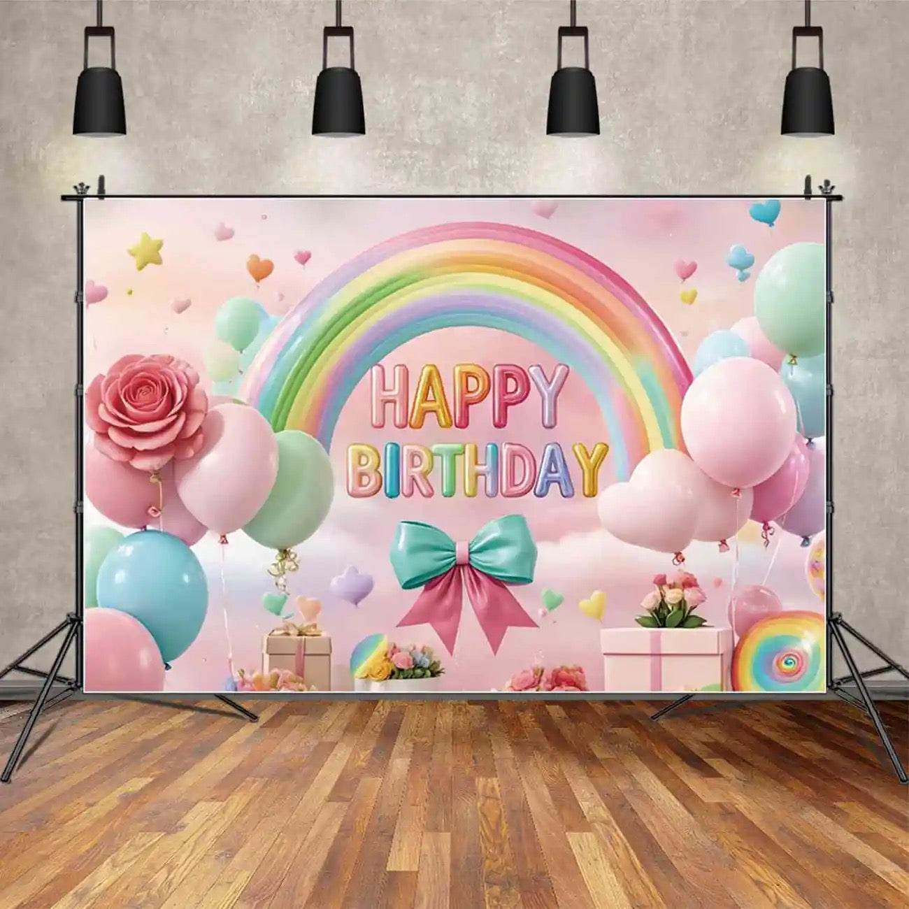 Custom Birthday Backdrop–TB-060 - party X party