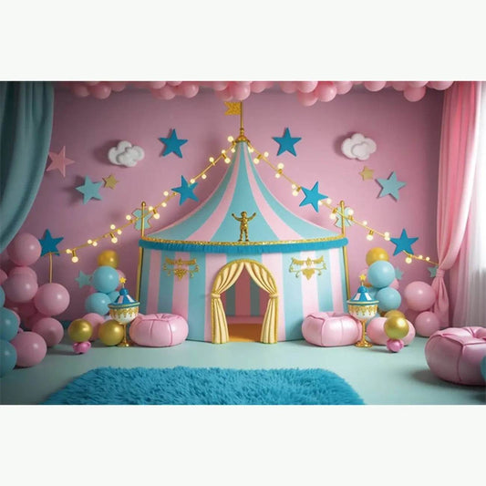 Custom Birthday Backdrop–TB-066 - party X party
