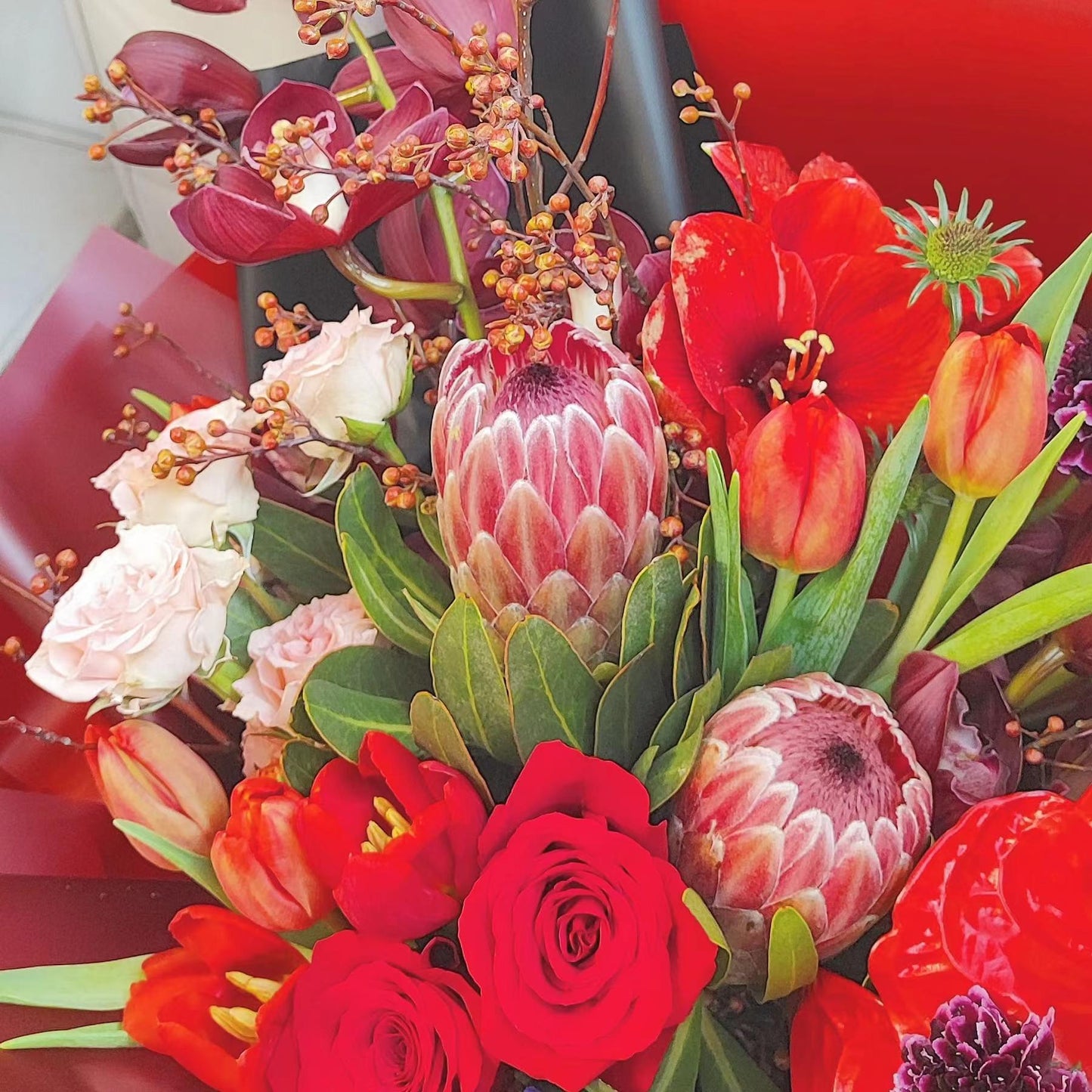 Carnation Bouquet Mother's Day Bouquet "Mother's Love" for Mother – F-510
