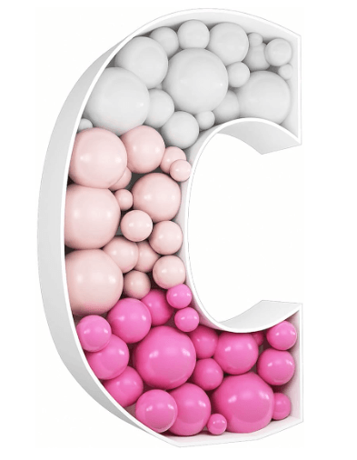 Letter Mosaic Balloon Frame--B160 - party X party