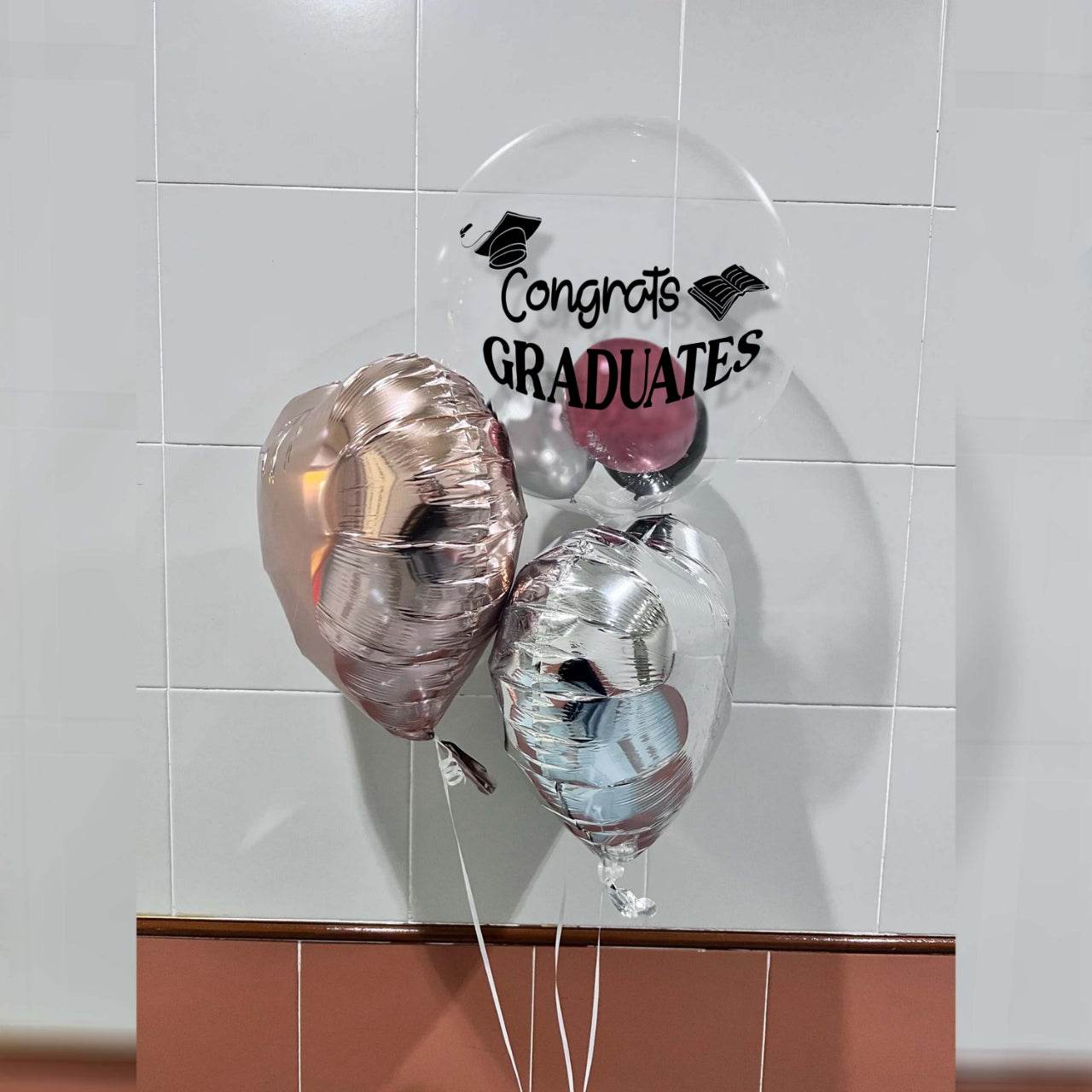 17″ Japanese Crystal & Aluminum Balloon Bundle – Custom-Printed – B160-2 - party X party