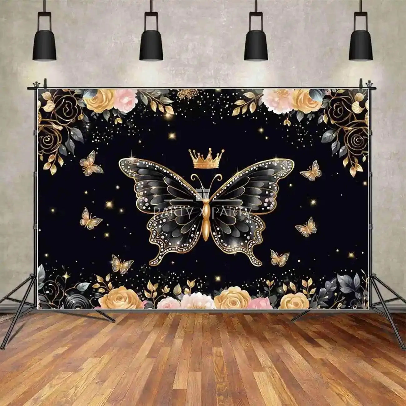 Personalized Birthday Backdrop – Multiple Sizes-TB-079 - party X party