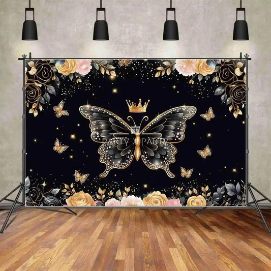 Personalized Birthday Backdrop – Multiple Sizes-TB-079 - party X party