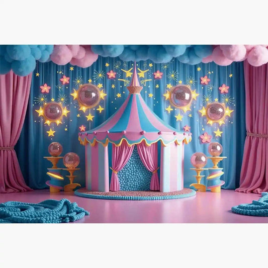 Custom Birthday Backdrop–TB-074 - party X party