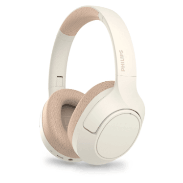 Philips TAH7508WT/97 Over‑Ear Wireless Headphones – White LP‑136 | Hybrid Noise Cancelling Pro, 60 h Battery & Bluetooth 5.2 - party X party