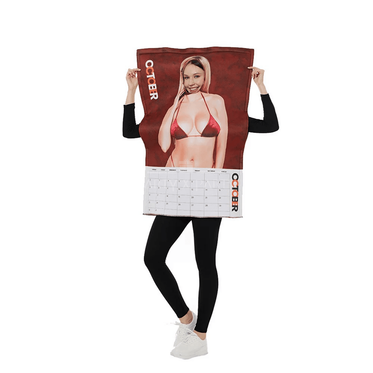 Calendar Cosplay Sexy Pin-up Girl Outfit Funny & Creative Halloween Costume Collection – Perfect for Parties, Events, and Cosplay - party X party