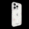 kate spade New York - Protective Hard Case for iPhone 15 Pro MagSafe Case - Hollyhock Cream KS052478 – LP-098 - party X party