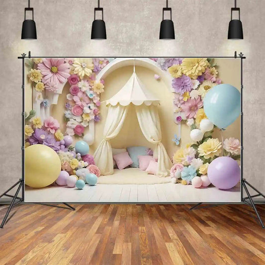 Custom Birthday Backdrop–TB-007 - party X party