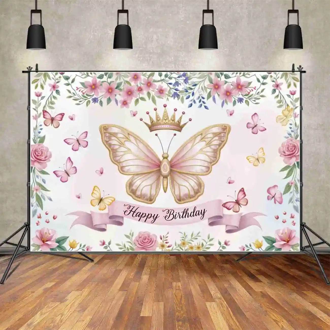 Personalized Birthday Backdrop – Multiple Sizes-TB‑080 - party X party