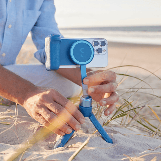 SHIFTCAM - SnapPod Magnetic Tripod - Deep Blue – LP-145 - party X party