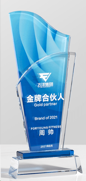 Crystal Trophy Creative Trophy Customizable Color Gradient Trophy – TR-320 - party X party