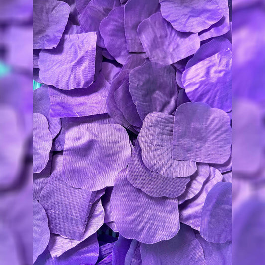 Imitation flower petals for couples' anniversary birthday romantic decoration gift decoration dark purple - party X party