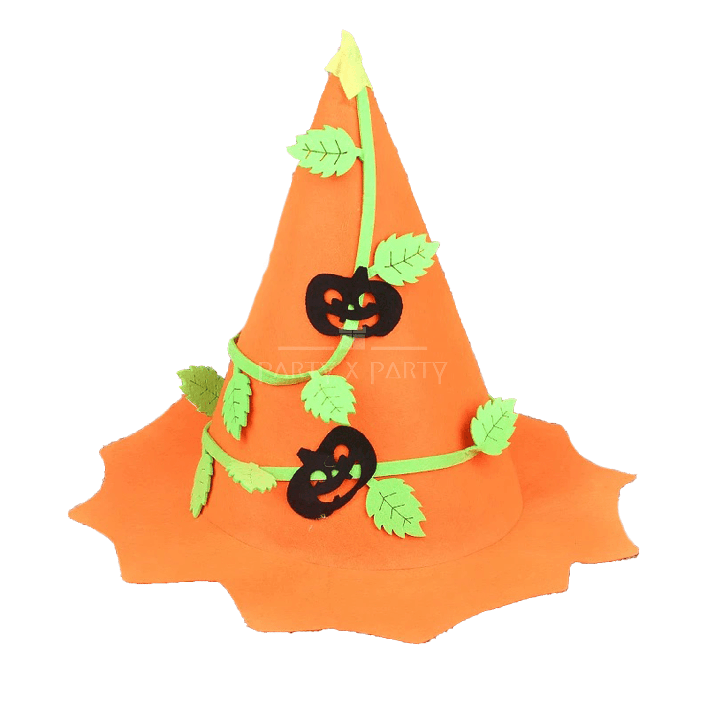 Halloween Hat with Pumpkins, Bat and Vines | Costume Party Accessory - party X party