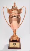 Engravable Metal Trophy | Creative Commemorative Award in Three Colors – TR-1540