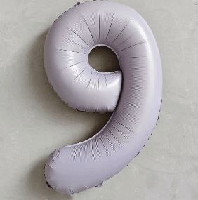 Cream Purple Number Balloon 40 Inch Party Decoration--B178 - party X party