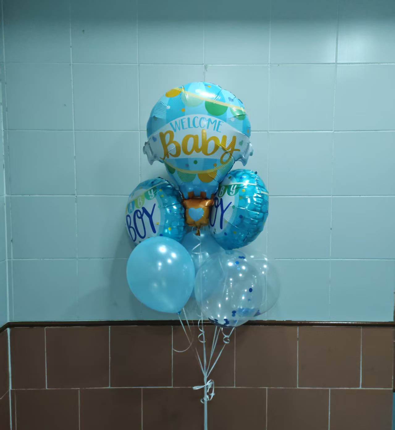 WELCOME BABYBABY BOY Balloon Party Set-Simple--S104 - party X party