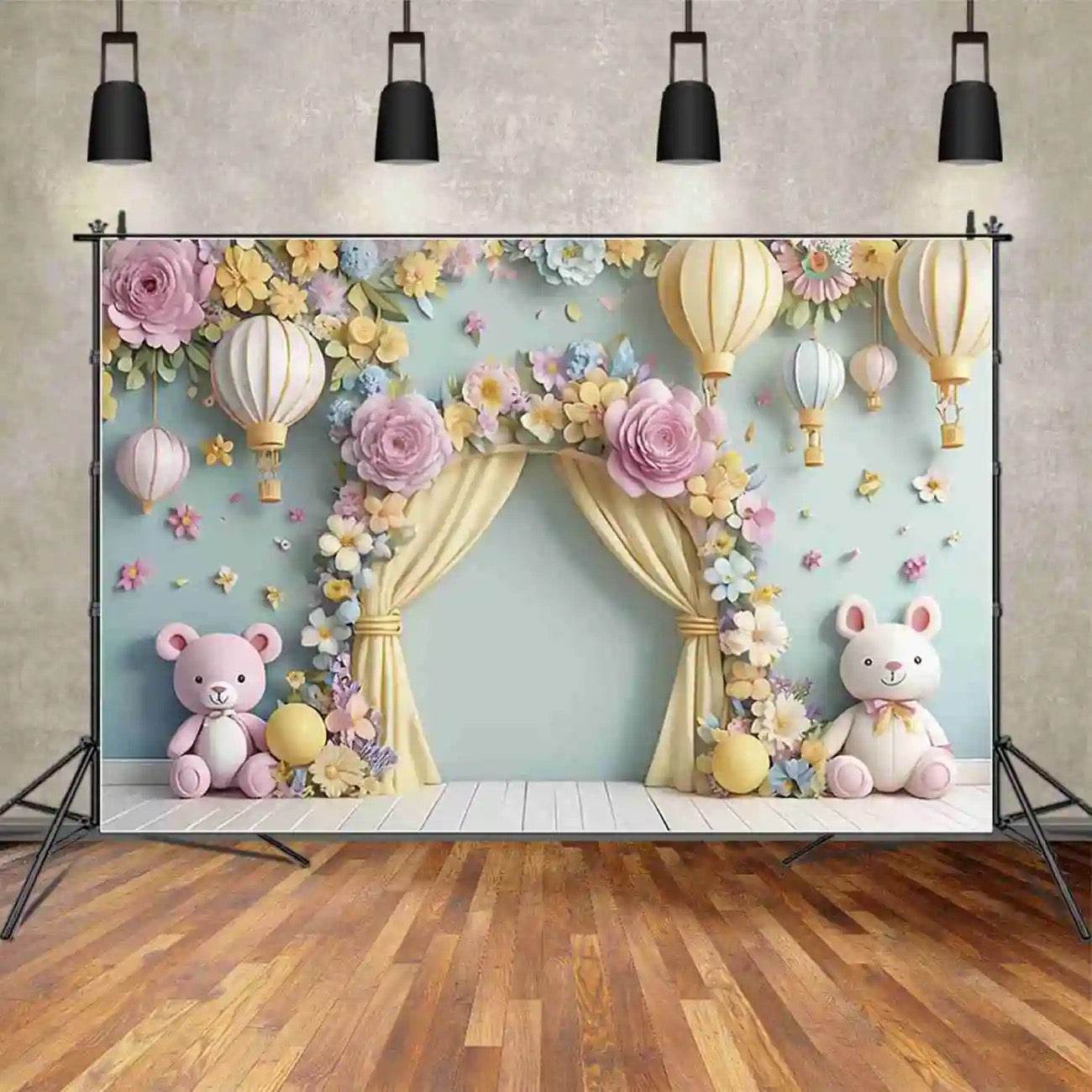 Custom Birthday Backdrop– TB-009 - party X party