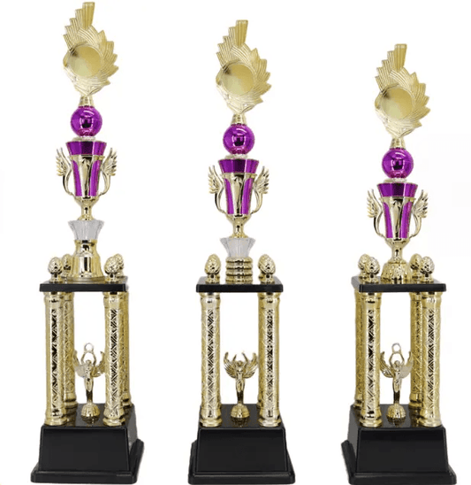Engravable Metal Trophy | Creative Commemorative Award in Optional Sizes – TR-1465 - party X party