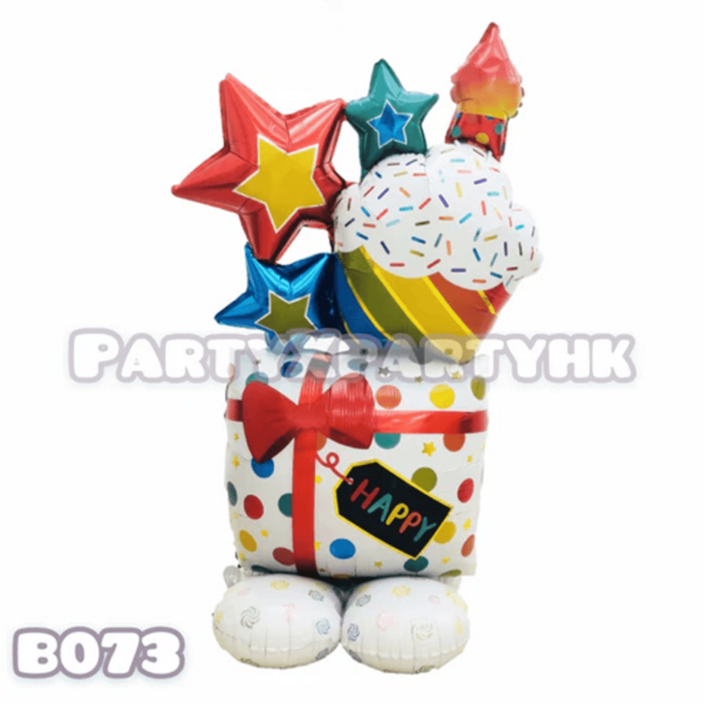 Standing Super Large Cake Gift Box Balloon – B073 - party X party