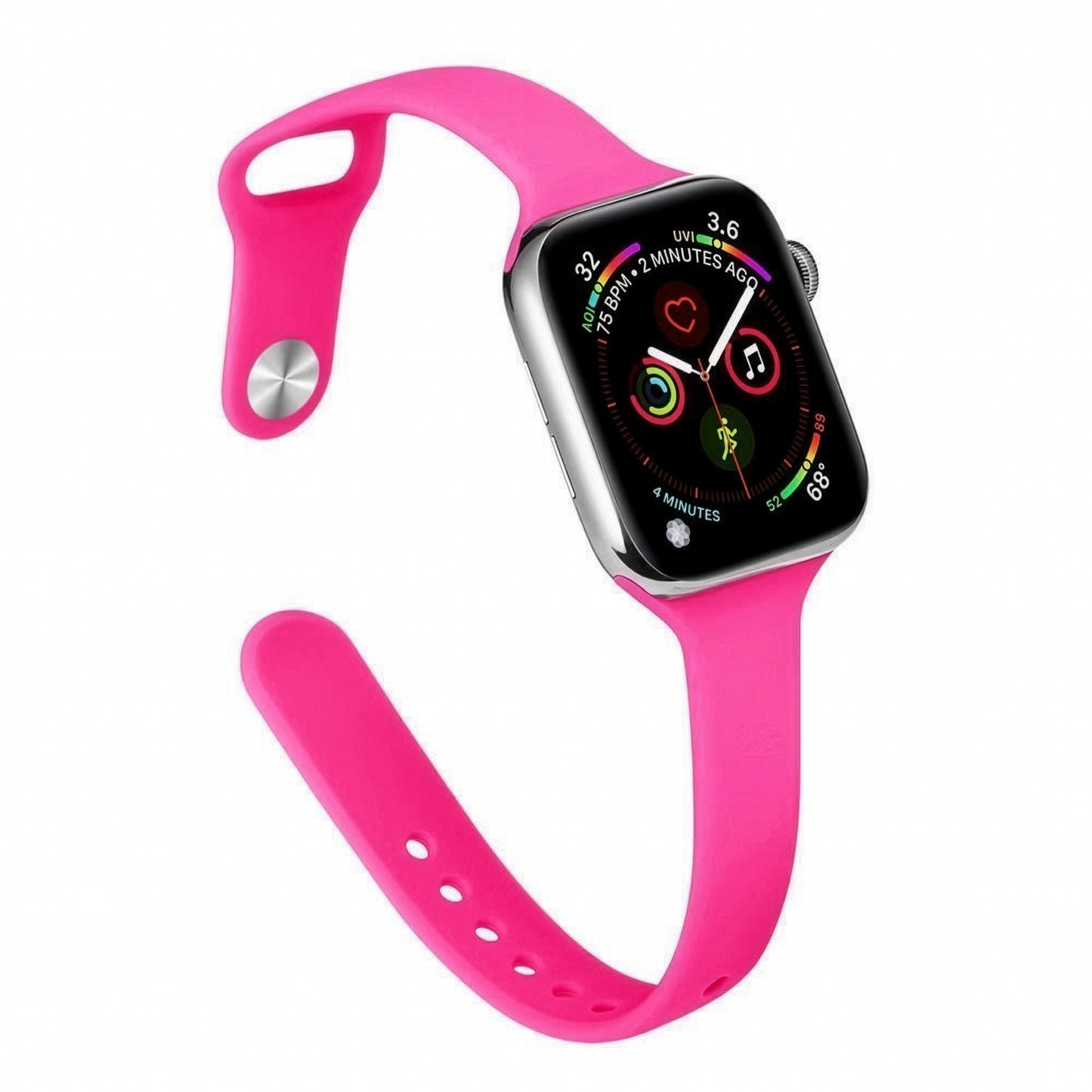 Apple Watch Slim Waist Silicone Strap – Stylish Sports Band SW-33 party X party