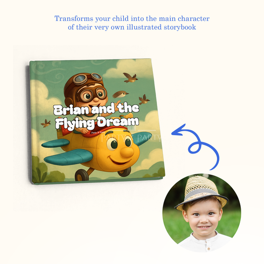 (Your Child's Name) and the Flying Dream - A Personalized Storybook party X party