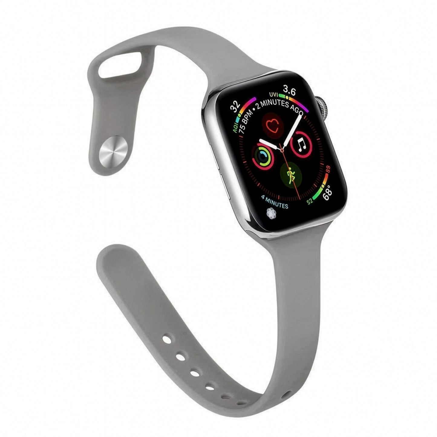 Apple Watch Slim Waist Silicone Strap – Stylish Sports Band SW-33 party X party