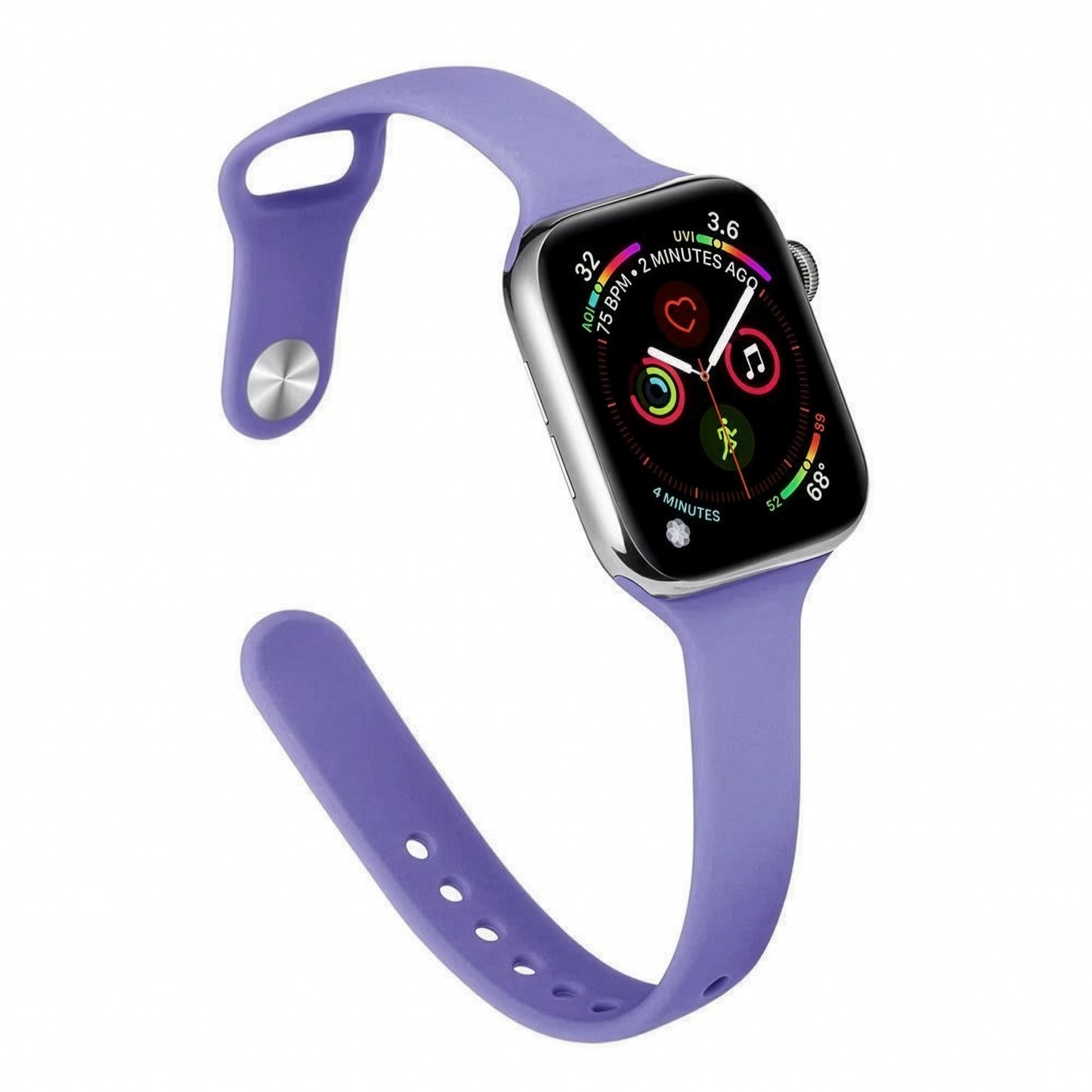 Apple Watch Slim Waist Silicone Strap – Stylish Sports Band SW-33 party X party