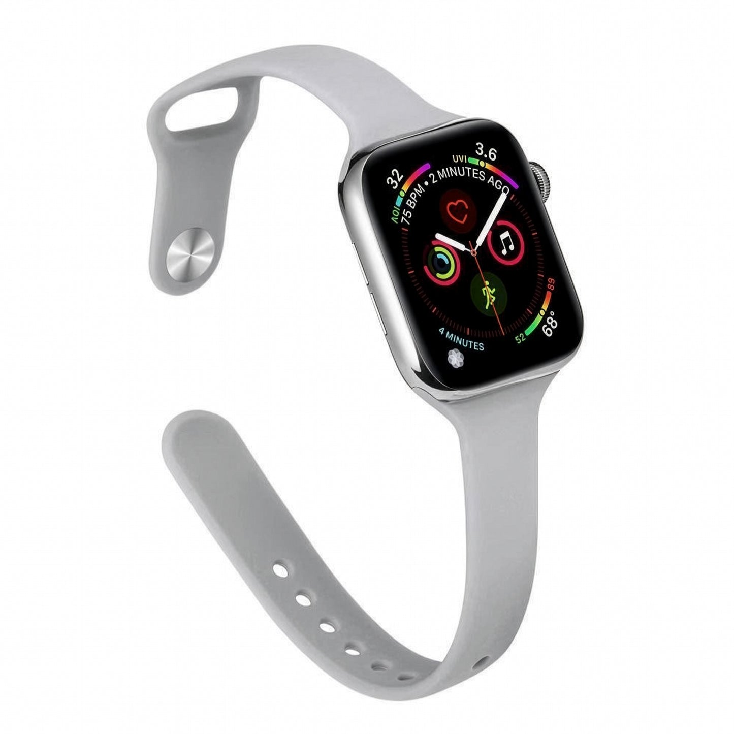 Apple Watch Slim Waist Silicone Strap – Stylish Sports Band SW-33 party X party