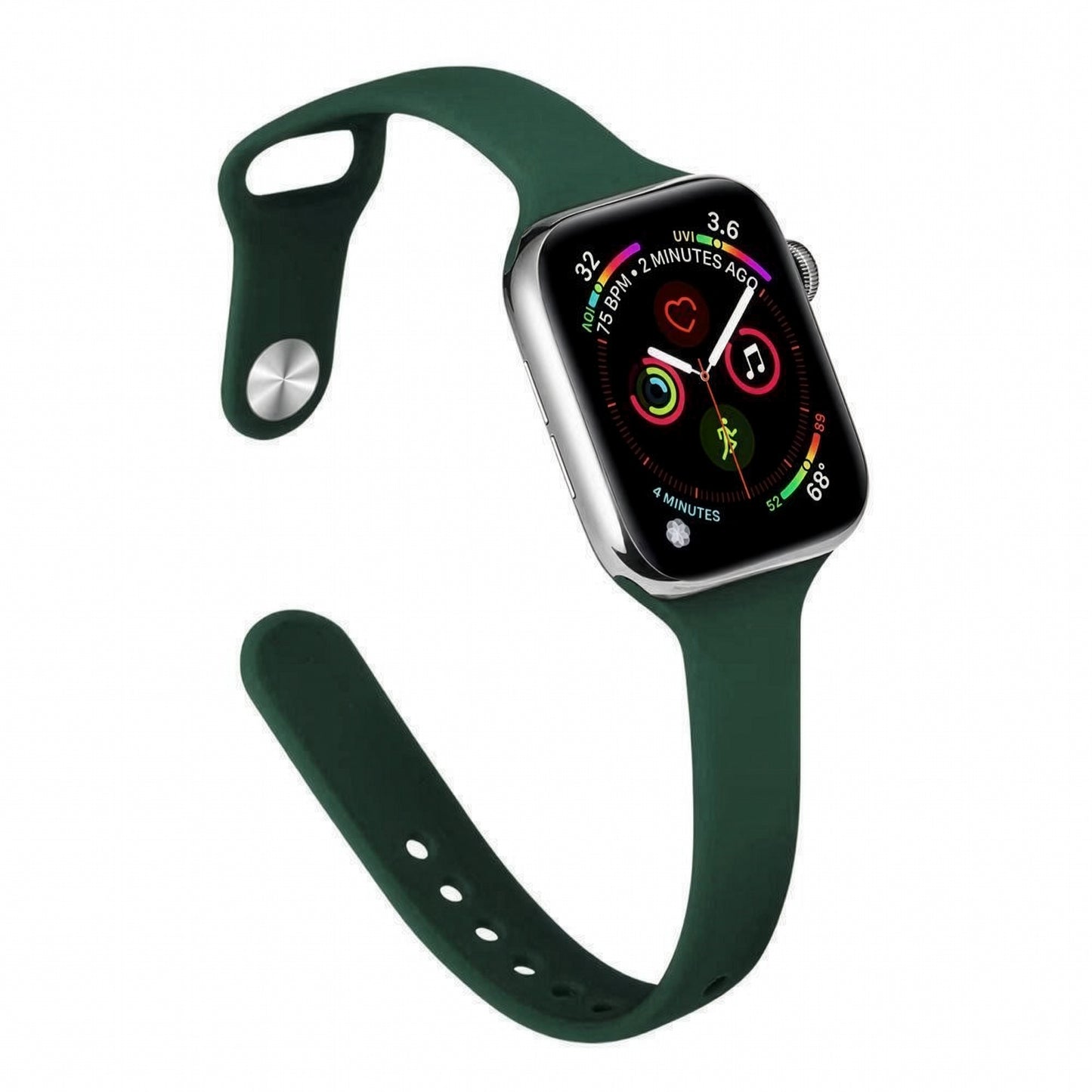Apple Watch Slim Waist Silicone Strap – Stylish Sports Band SW-33 party X party
