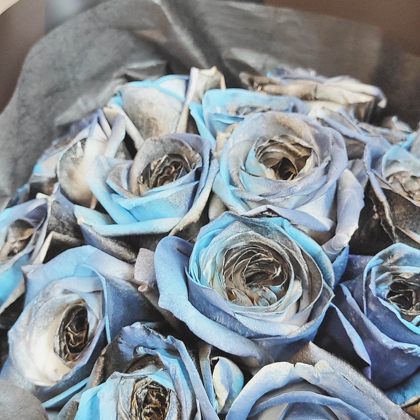 19 Blue Starry Roses Bouquet – F-525 - party X party