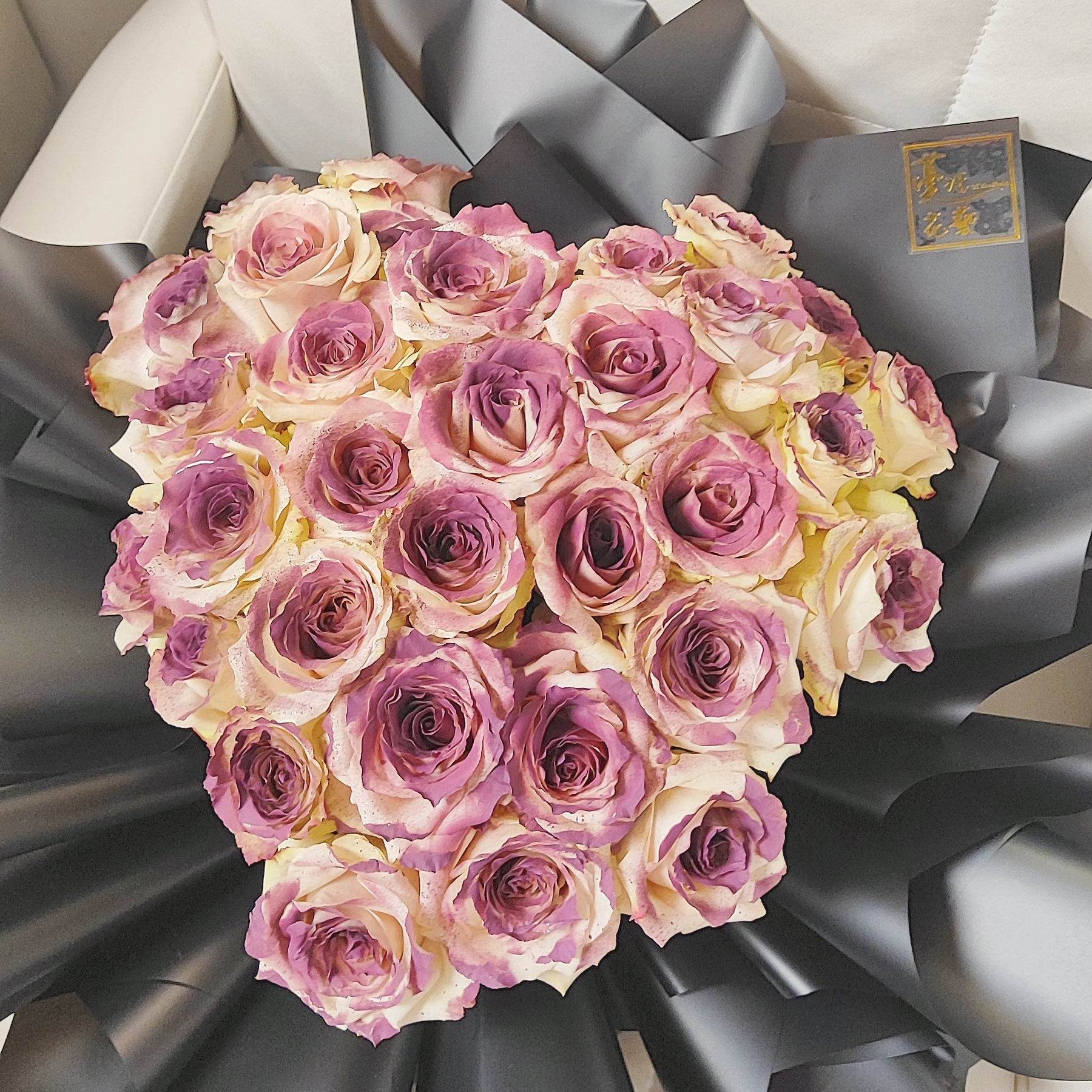 33 Plum Rose Bouquet– F-528 - party X party