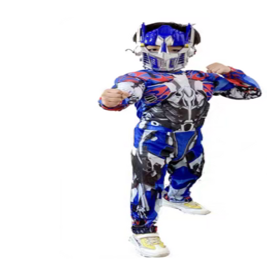 Optimus Prime Kids Costume – Transformers Robot Warrior Cosplay Outfit for Boys Halloween & Stage Show | MTJ204 party X party