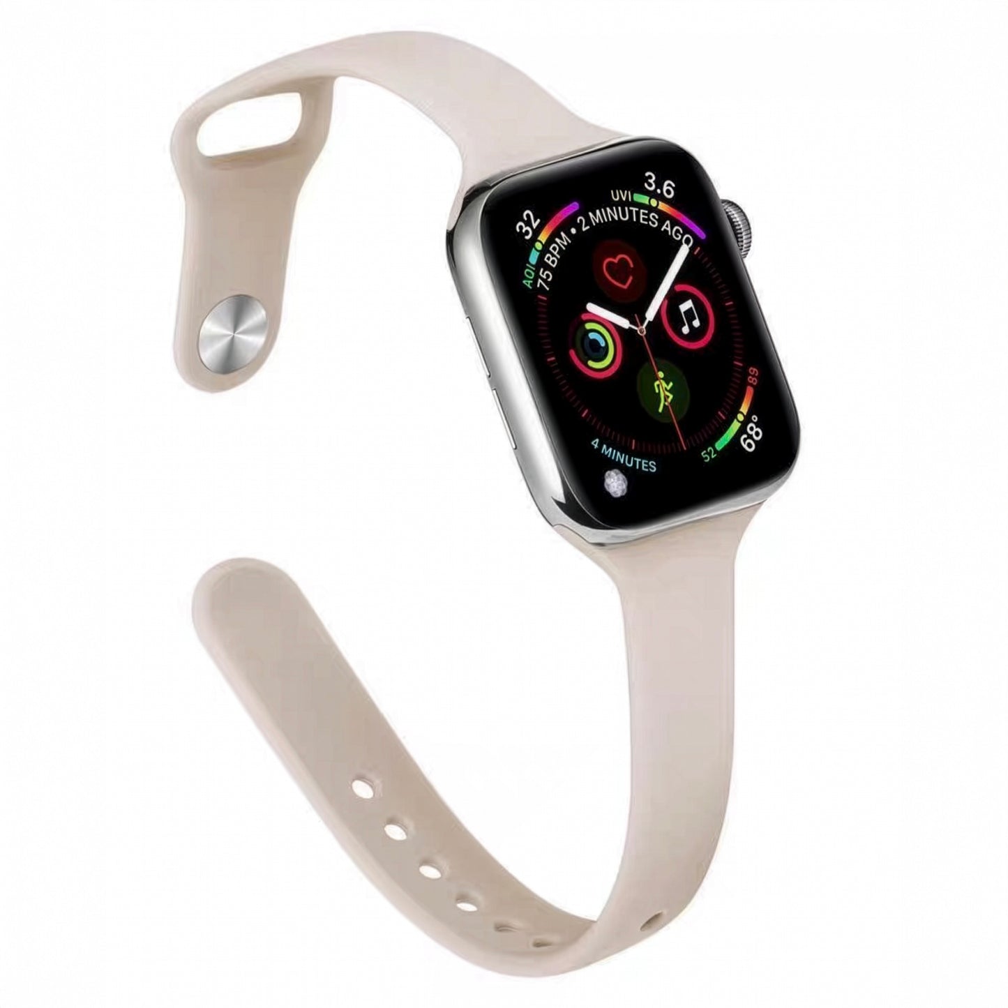 Apple Watch Slim Waist Silicone Strap – Stylish Sports Band SW-33 party X party