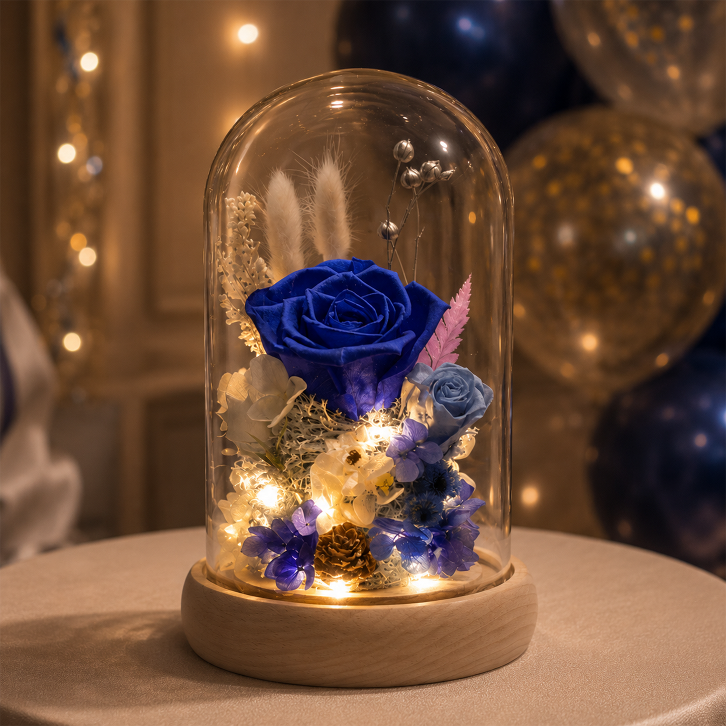 Eternal Blue Rose Flower– F03-BE party X party