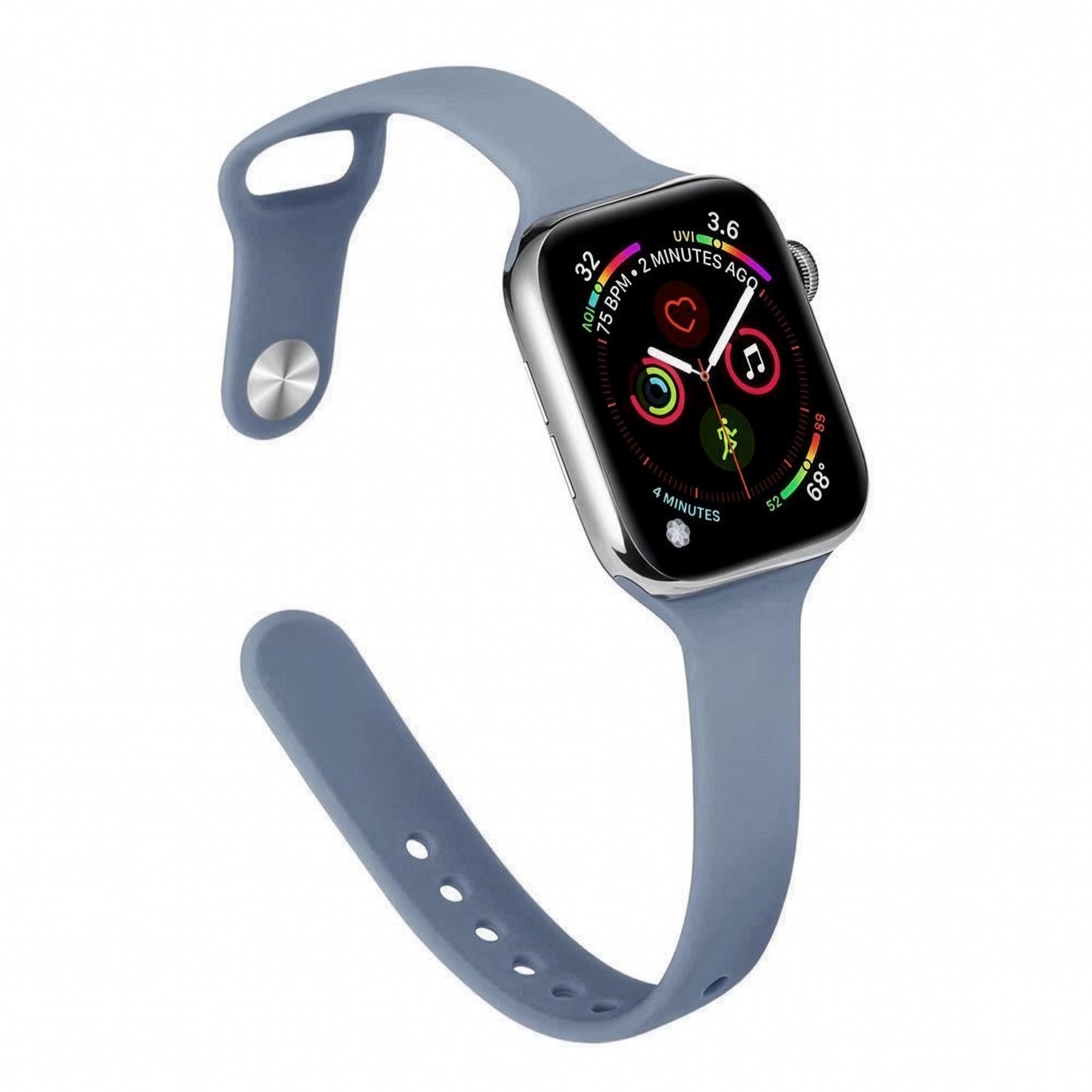 Apple Watch Slim Waist Silicone Strap – Stylish Sports Band SW-33 party X party