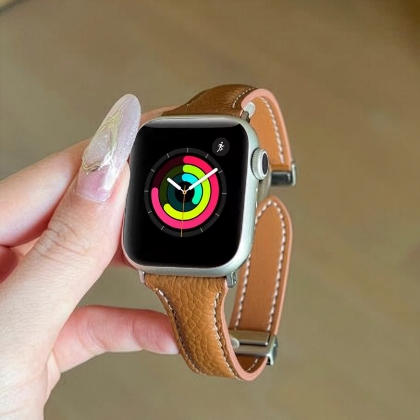 Apple Watch Women’s Leather Strap – Autumn & Winter Style with Magnetic Closure SW-32 party X party