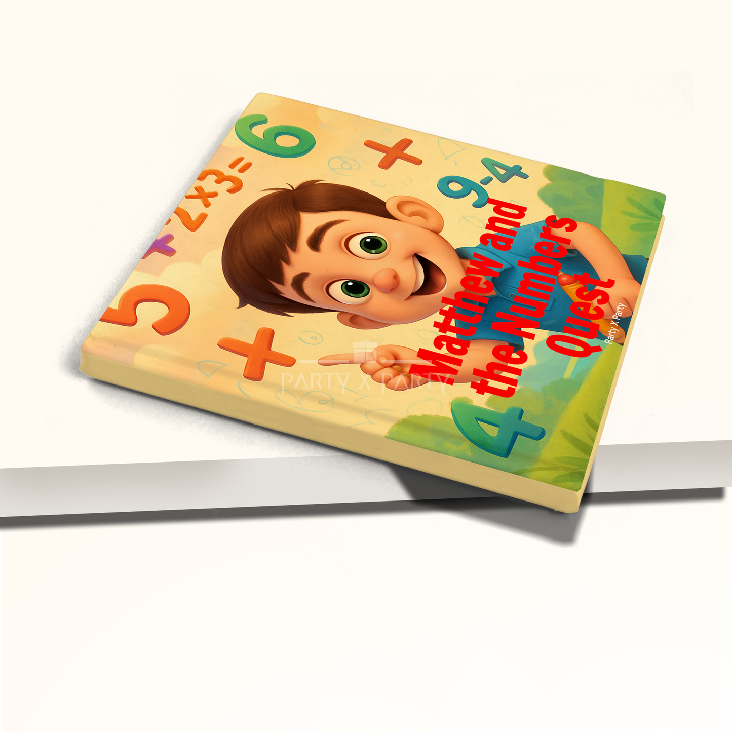 Matthew and the Numbers Quest - A Personalized Storybook party X party