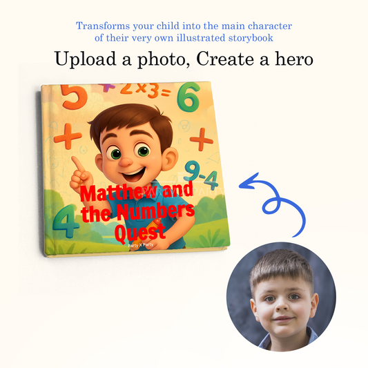 Matthew and the Numbers Quest - A Personalized Storybook party X party